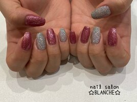 キラキラワンカラー