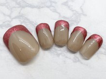 タネモト(Tanemoto)/12・1月フットネイル￥7700