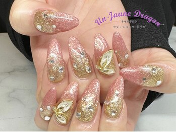 アン ジョーヌドラゴ/【ロングネイル】大人キラキラ
