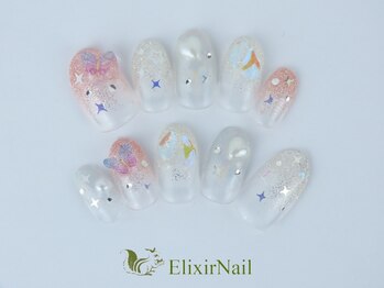 エリクサーネイル 新橋(Elixir Nail)/定額cやり放題/クーポン使用