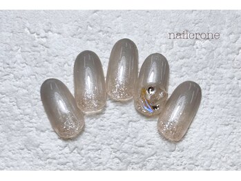 ネイルクローネ(nail crone)/グレーグラデーション