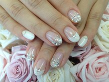 ネイルエルーシェ 立川店(Nail Ercher)/フレンチ/ラインストーン