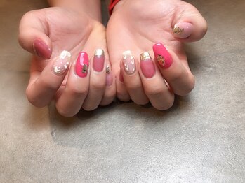 ネイルアイルーム トテ(tote.)/春ネイル ピンク祭り