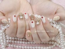 アンドシュシュネイル(&CHOU CHOU nail)/大人気☆くまちゃんネイル