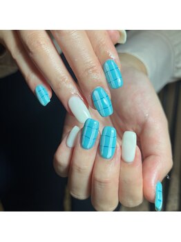 プリュネ(Prune)/ティファニーブルー/チェック