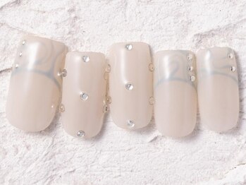 ジェミーネイル エビス(Jemiy nail ebisu)/個性派ブルーフレンチ11610yen