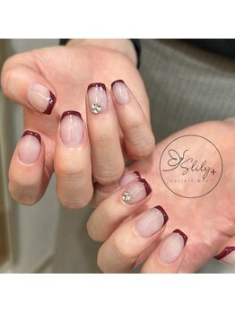 エスリリープラス(SLily+)/【美爪フレンチ+パーツ】