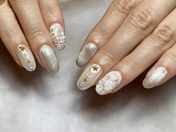 ジェムネイル(Jem Nail)/ツイードネイル
