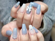 ウサギネイル 新大久保店(usagi nail)/リボンネイ