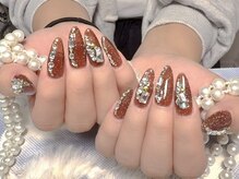 モアネイル 新宿/秋ネイル/持ち込み/新宿