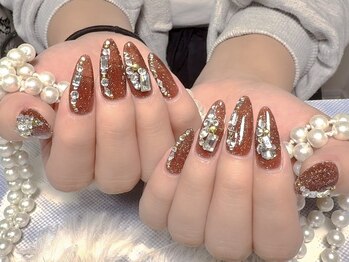 モアネイル 新宿/秋ネイル/持ち込み/新宿