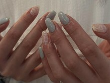 アイネイルズ 渋谷店(I nails)/【Karin.m】ブルーレース