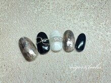 ヴィガー アンド ルックス 白金 目黒(Vigor&Looks)/ニュアンス　ミラー　黒　ホイル