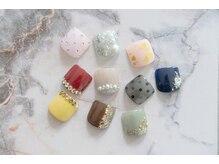 ロア ネイル(Loa_Nail)/フット親指アート定額