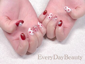 ツイード＆ハートデザイン