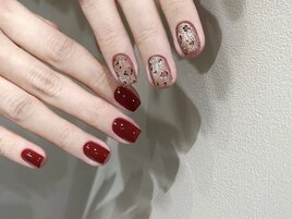 落ち着いた大人ネイル