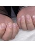 handメンズネイル☆クリア◎オフ無料