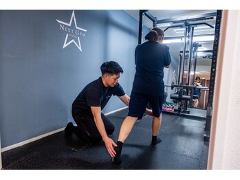 【ダイエット/痩身】パーソナルトレーニングジムNEXT GYM TOKYO駒込・巣鴨店/パーソナルトレーニング風景