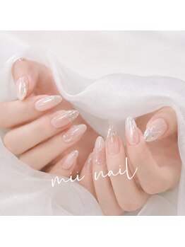 ミイネイル(mii nail)の写真/【爪に優しいパラジェル×本格韓国ネイル】オトナ上品とトレンドを合わせた唯一無二のネイルサロン◎