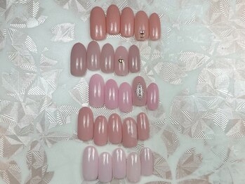 ビューティフルムーン ネイル 本厚木(Beautiful Moon Nail)/春のシンプルネイル人気No.1定額