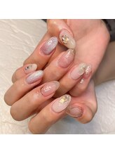 シュシュ(Chou chou)/ピンクの奥行きニュアンス