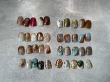 【豊富な定額ネイルサンプル】シンプル/ニュアンス/トレンドデザイン取り揃え。迷った際はご相談下さい。