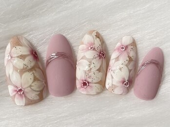 ネイルズ とんぷそん/桜満開ネイル♪