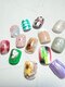 プレス ネイルアンドアイラッシュ(PRESS NAIL&EYELASH)の写真/上品デザイン～トレンドArtまでサンプル多数!Foot美爪ケア付き定額コース¥5980が大人気♪高技術&仕上がり◎