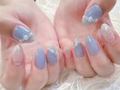 ＃梅雨ネイル＃シアーカラー
