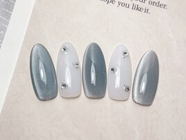 シックな大人オフィスネイル