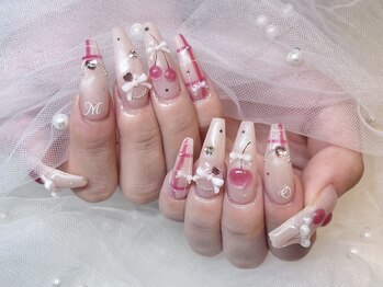 モカ 京橋(moca)/【Ayano】さくらんぼネイル