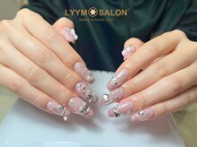 リームサロン 池袋店(LYYM SALON)/ピンク×ストーン