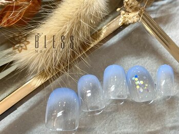 ネイルアンドアイラッシュサロン ブレス 長町南駅店(BLESS)/2色の組み合わせが楽しい！