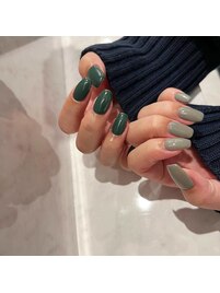アシンメトリーワンカラーコース