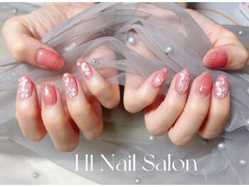 エイチワン(H1)/季節限定のフラワーネイル