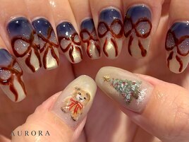 クリスマスネイル