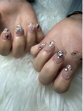 フラワーズネイル(flowers nail)/ちゅるちゅるクリアネイル