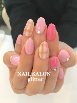 ネイルサロン グリッター(NAIL SALON glitter)/ブランケットネイル