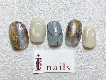 アイネイルズ 梅田店(I nails)/和装ニュアンスネイル