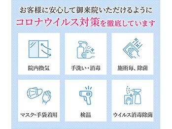 タスク整体院 静岡駅前店/コロナ対策