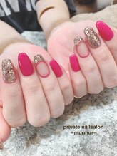 プライベート ネイルサロン マーマ(murmur)/ピンクネイル