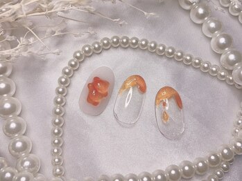 フィオナ 大久保店(Fiona)/ちゅるんくまちゃんネイル