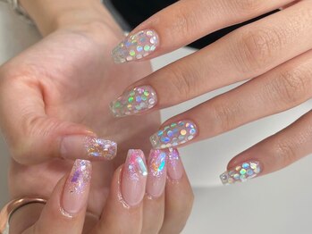 シェリーラメール 原宿店(cherie la mer)/オーロラネイル