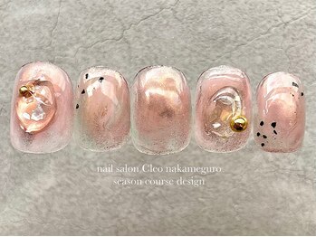 クレオ 中目黒店(Cleo)/【ピンクミラーネイル】