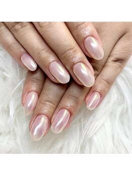 マイオティック ネイル(miotic nail)/乳白色ベースオーロラ