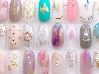 サロンアット(salon@)/デザインネイル¥9500→¥7800