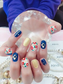 エリナネイルサロン池袋(Alina Nail Salon)/和風デザイン