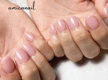 アミカ ネイル(amica nail)/ナチュラルなワンカラー♪