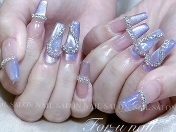 フォーユーネイル(For U Nail)の写真/持ち込みOKのつけ放題メニューでお気に入りの本場ワンホン&韓国ネイルが楽しめる♪お色気ネイルは保存版*。