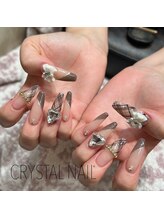 クリスタルネイル ゆめタウン久留米店/チェックネイル